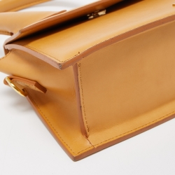 Jacquemus Tan Leather Le Chiquito Moyen Top Handle Bag