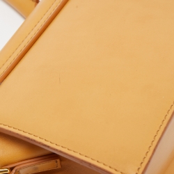 Jacquemus Tan Leather Le Chiquito Moyen Top Handle Bag