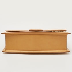 Jacquemus Tan Leather Le Grand Bambino Top Handle Bag
