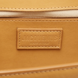 Jacquemus Tan Leather Le Grand Bambino Top Handle Bag