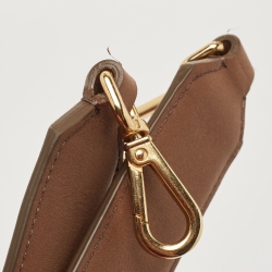مملوكة مسبقًا Jacquemus Brown Nubuck Leather Le Bambinou Top Handle Bag