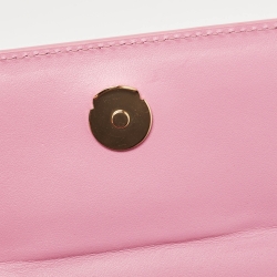 Jacquemus Pink Leather Le Chiquito Noeud Top Handle Bag