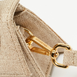 Pre Owned Jacquemus Beige Canvas Mini Le Chiquito Bag