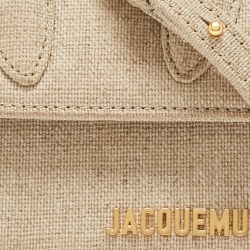 Pre Owned Jacquemus Beige Canvas Mini Le Chiquito Bag