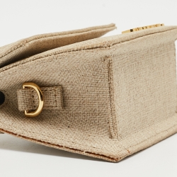 Pre Owned Jacquemus Beige Canvas Mini Le Chiquito Bag