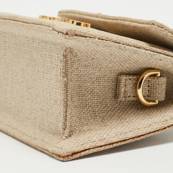Pre Owned Jacquemus Beige Canvas Mini Le Chiquito Bag