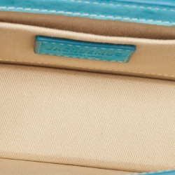 Pre Owned Jacquemus Blue Nubuck Long Le Chiquito Top Handle Bag