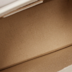 Pre Owned Jacquemus White Leather Le Chiquito Noeud Top Handle Bag