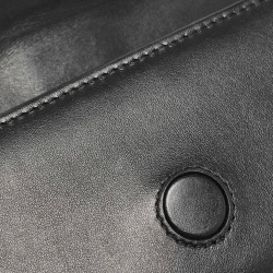 Pre Owned Jacquemus Black Leather Mini Le Bambino Top Handle Bag