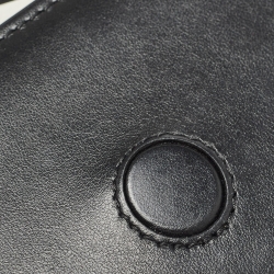 Pre Owned Jacquemus Black Leather Mini Le Bambino Top Handle Bag