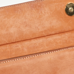 Pre Owned Jacquemus Brown Nubuck Leather Long Le Chiquito Top Handle Bag