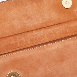 Pre Owned Jacquemus Brown Nubuck Leather Long Le Chiquito Top Handle Bag