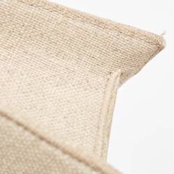 Pre Owned Jacquemus Beige Canvas Le Chiquito Moyen Top Handle Bag