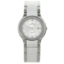 Jacques Lemans 1-1333 Stainless Steel Ceramic Quartz Womens Wristwatch 31 MM