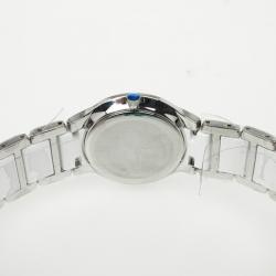 Jacques Lemans 1-1333 Stainless Steel Ceramic Quartz Womens Wristwatch 31 MM