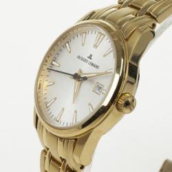 Jacques Lemans Gold Plated 1-1445 Womens Wristwatch 27 MM