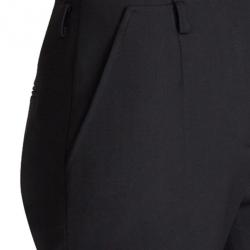 مملوكة مسبقًا Jason Wu Black Wool Boot-Leg Trousers L