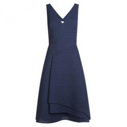 Jason Wu Navy Silk Sleeveless Dress M