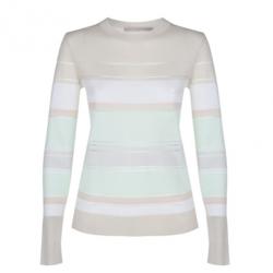 Jason Wu Striped Merino Wool Sweater S