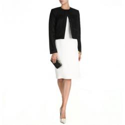 Jason Wu Black Cropped Jacket M