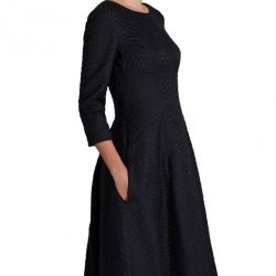 Jason Wu Black Silk-Jacquard Gown M