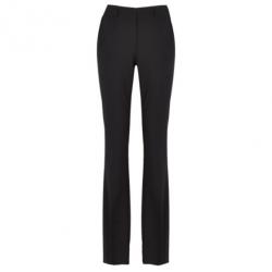 Jason Wu Black Wool Boot-Leg Trousers S