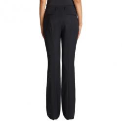 Jason Wu Black Wool Boot-Leg Trousers S