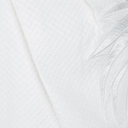 Jc De Castelbajac White Cotton Quilted Applique Detail Skirt S