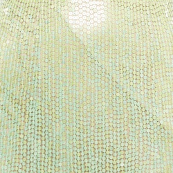 Jenny Packham Citrus Kingfisher Yellow Sequin Sleeveless Gown S