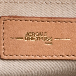 Jerome Dreyfuss Brown Leather Nestor Saddle Bag 