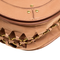 Jerome Dreyfuss Brown Leather Nestor Saddle Bag 