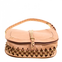 Jerome Dreyfuss Brown Leather Nestor Saddle Bag 