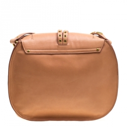 Jerome Dreyfuss Brown Leather Nestor Saddle Bag 