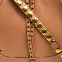 Jerome Dreyfuss Brown Leather Nestor Saddle Bag 