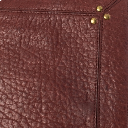 Jerome Dreyfuss Burgundy Leather Igor Shoulder Bag