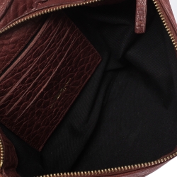 Jerome Dreyfuss Burgundy Leather Igor Shoulder Bag