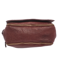 Jerome Dreyfuss Burgundy Leather Igor Shoulder Bag