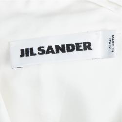 Jil Sander Cream Silk Jacket S
