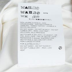 Jil Sander Cream Silk Jacket S