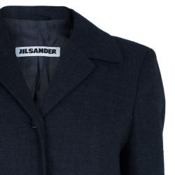 Jil Sander Charcoal Wool Skirt Suit S
