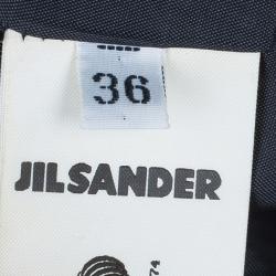 Jil Sander Charcoal Wool Skirt Suit S