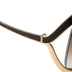 Jimmy Choo Brown/Brown Gradient Beatrix Oversize Sunglasses