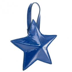Jimmy Choo Blue Patent Star Pouch