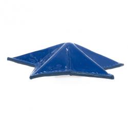 Jimmy Choo Blue Patent Star Pouch