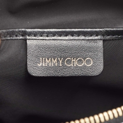 Jimmy Choo Black/White Nylon Mabrie Onyp Clutch