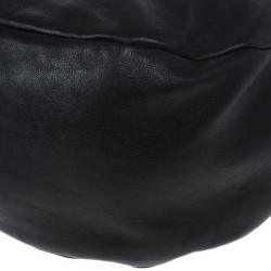 Pre Owned Jimmy Choo Black Leather Sky Hobo