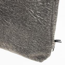 Pre Owned Jimmy Choo Gray Bex Quilted Shoulder Bag