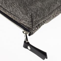 Pre Owned Jimmy Choo Gray Bex Quilted Shoulder Bag