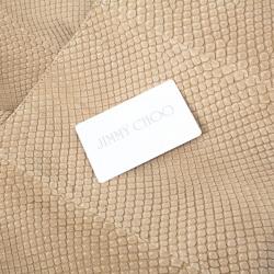 مملوكة مسبقًا Jimmy Choo Beige Slate Python Shoulder Bag