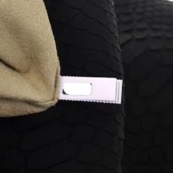 مملوكة مسبقًا Jimmy Choo Black Slate Python Shoulder Bag